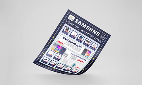 Komut Yazılım - Samsung Şarköy - Kurumsal Kimlik - El İlanı